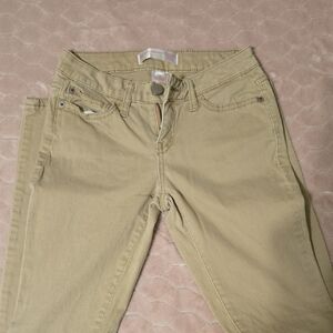 No Boundaries Women's Skinny Jeans in Light Brown